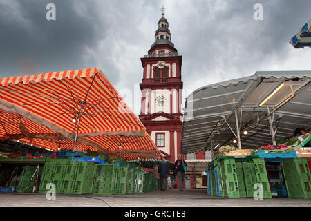 Marktplatz in Mannheim Stockfoto