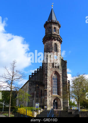 Kirche St. Georg In Neustadt bei Coburg, Upper Franconia, Bayern, Deutschland, Europa auf Karfreitag 1530 Dr. Martin Luther Stockfoto