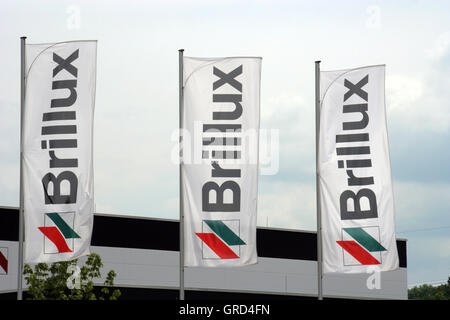 Firmenlogo von Paint Hersteller Brillux Stockfoto