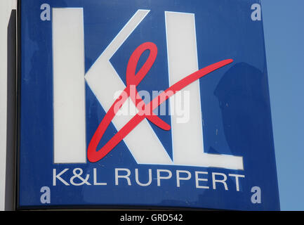 Logo K Amp L Stockfoto