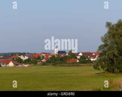 Kaltenbrunn, idyllischen Dorf In Oberfranken Stockfoto