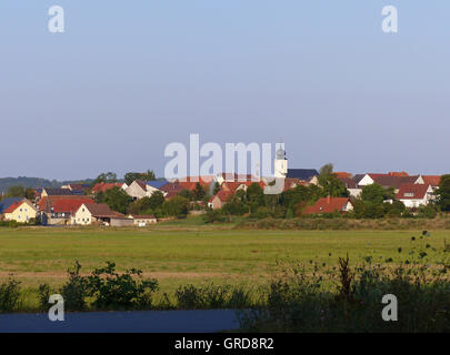 Kaltenbrunn, idyllischen Dorf In Oberfranken Stockfoto