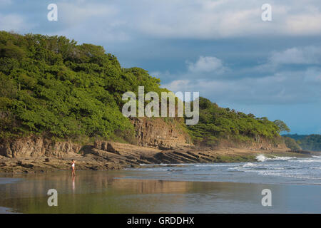 Playa Yankee Nicaragua San Juan Del Sur Stockfoto