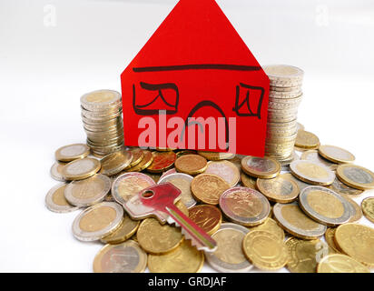 Symbolfoto, ein Haus zu kaufen Stockfoto