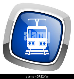 Zug-Symbol Stockfoto