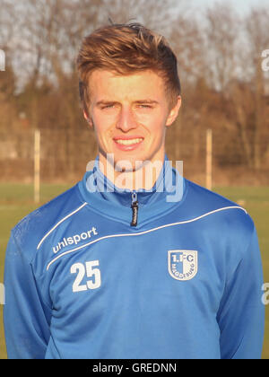 Sebastian Ernst 1. Fc Magdeburg Stockfoto