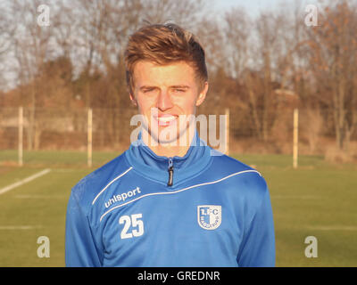 Sebastian Ernst 1. Fc Magdeburg Stockfoto