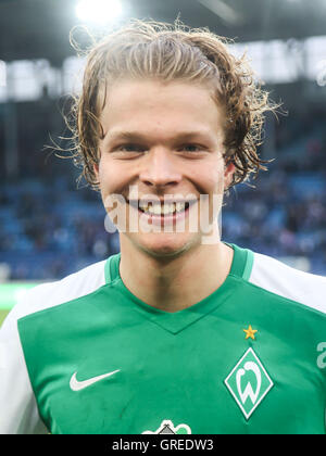 Jesper Verlaat Werder Bremen 3. Liga 2015 2016 Saison Liga Spiel gegen 1. Fc Magdeburg U23 Werder Bremen In Magdeburg Stockfoto