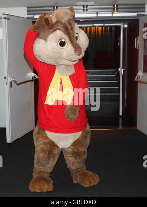 Alvin und die Chipmunks Road Chip Cinemaxx Magdeburg Stockfoto