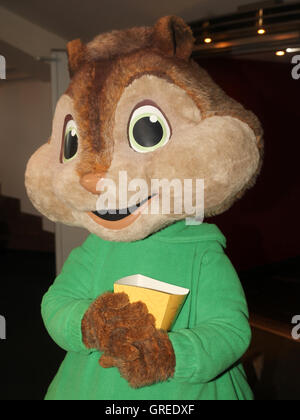 Alvin und die Chipmunks Road Chip Cinemaxx Magdeburg Stockfoto