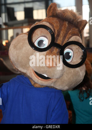 Alvin und die Chipmunks Road Chip Cinemaxx Magdeburg Stockfoto