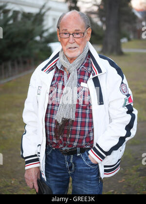Schauspieler Herbert Köfer Front Auftritt In Schönebeck Elbe Stockfoto