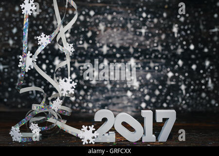 Glückliches neues Jahr 2017 Stockfoto