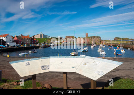 Der Hafen von Dunbar, East Lothian, Schottland UK Stockfoto