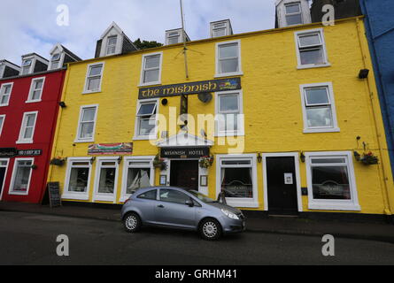 Die mishnish Hotel tobermory Isle of Mull in Schottland september 2016 Stockfoto