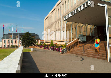 Frankreich, Moselle (57), Forbach, Rathaus Stockfoto