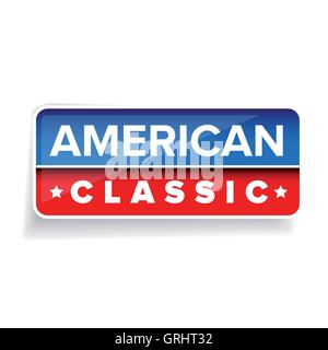 American Classic Vektor-Taste Stock Vektor
