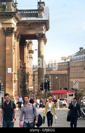 Grey Street und Theatre Royal, Newcastle Upon Tyne Stockfoto