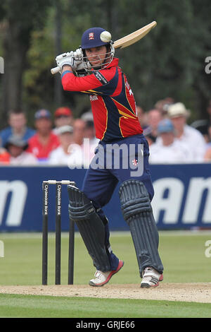 Ryan Ten Doeschate in Aktion für Essex - Essex Adler Vs Niederlande - Clydesdale Bank 40 Cricket am Schlosspark, Colchester - 19.08.12 Wimper Stockfoto