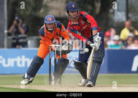 Ryan Ten Doeschate in Aktion für Essex - Essex Adler Vs Niederlande - Clydesdale Bank 40 Cricket am Schlosspark, Colchester - 19.08.12 Wimper Stockfoto