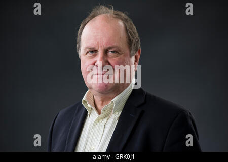 Britische Radio- und Nachrichten-Moderatorin für die BBC James Naughtie. Stockfoto