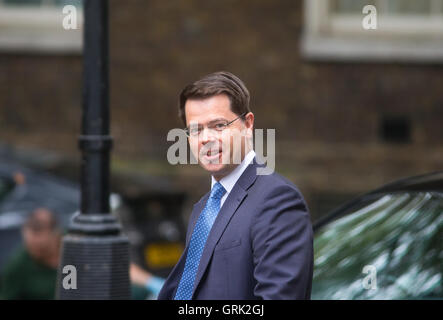 James Brokenshire, Staatssekretär für Nordirland, kommt in 10 Downing Street, für eine Kabinettssitzung Stockfoto