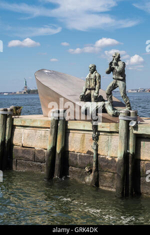 Amerikanische Handelsmarine Memorial, NYC Stockfoto