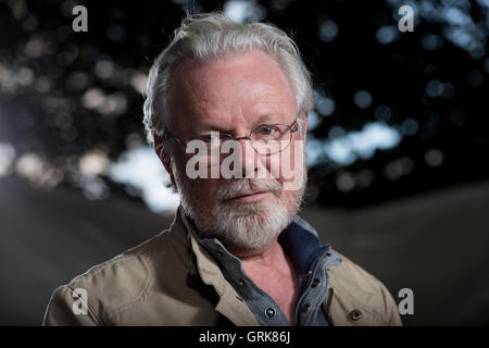 Schottisches Fernsehen Drehbuchautor, meistverkaufte Schriftsteller und Krimiautor Peter Mai. Stockfoto