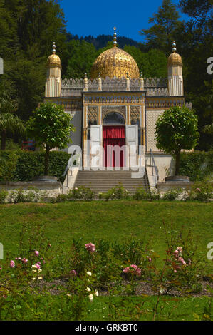 Linderhof, maurischen Kiosk, orientalische Gebäude, Schloss Linderhof, Linderhof Palast, Schloss Linderhof, Oberbayern, Bayern, Keim Stockfoto