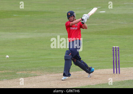 Tom Westley trifft für Essex - Essex Adler Vs Lancashire Blitz - Royal London Eintages-Cup an der Essex County Ground, Chelmsford, Essex - 08.05.14 Stockfoto