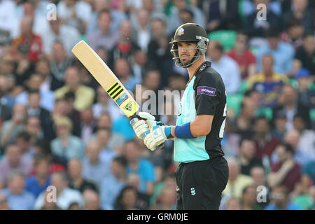 Kevin Pietersen Surrey - Surrey Löwen Vs Essex Eagles - NatWest T20 Blast Cricket bei Kia Oval, London - 06.06.14 Stockfoto