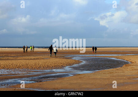 Holkham Beach, Norfolk, Großbritannien Stockfoto
