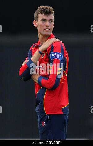 Reece Topley Essex - Surrey Löwen Vs Essex Eagles - Yorkshire Bank YB40 Cricket am Kia Oval, Kennington, London - 08.02.13 Stockfoto