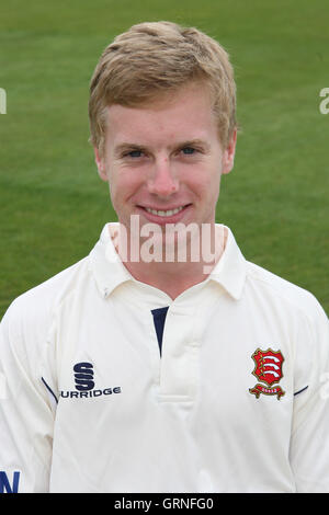 Adam Wheater von Essex posiert für ein individuelles Foto - Essex CCC Pressetag im Ford County Ground - 04.07.10 Stockfoto