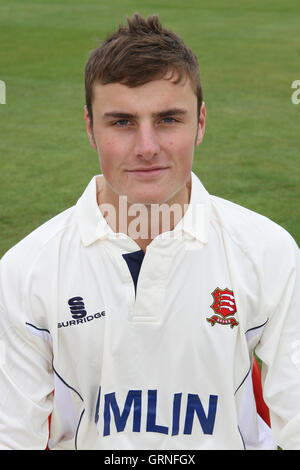 Michael Comber von Essex posiert für ein individuelles Foto - Essex CCC Pressetag im Ford County Ground - 04.07.10 Stockfoto