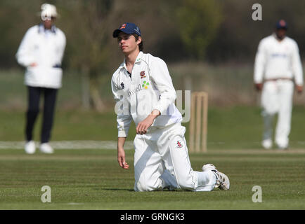 Benjamin Foakes von Essex - Essex CCC 2. XI Vs Suffolk CCC - Cricket freundlich bei Billericay Cricket Club - 18.04.10 Stockfoto