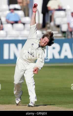 Ian Harvey von Derbyshire - Essex CCC Vs Derbyshire CCC - LV County Championship bei Ford County Ground, Chelmsford, Essex - 19.04.07 Stockfoto