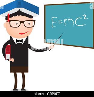 Lehrer, Bildungskonzept. Stock Vektor