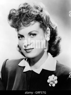 MAUREEN O'HARA (1920-2015) irische Schauspielerin ca. 1947 Stockfoto