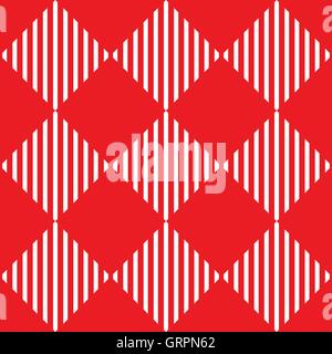 Klassische einfache 1 Farbe Muster / Hintergrund mit Mosaik aus Quadraten. Monochrome Textur mit wechselnden Plätzen mit lineare Füllung Stock Vektor