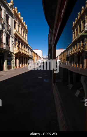 Altbauten auf Calle Herradores in La Laguna, Teneriffa, Kanarische Inseln, Spanien Stockfoto