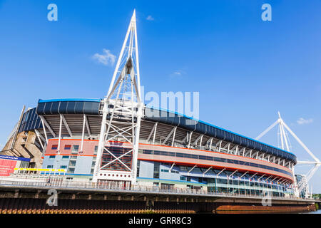 Wales, Cardiff, The Millenium Stadion aka Fürstentum Stockfoto