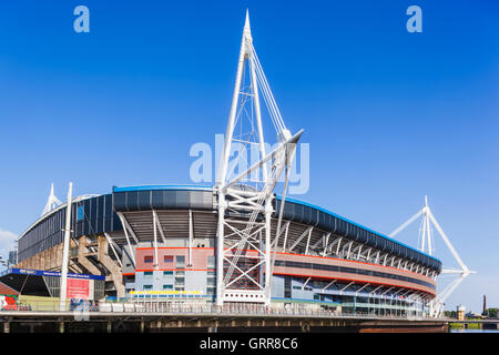 Wales, Cardiff, The Millenium Stadion aka Fürstentum Stockfoto