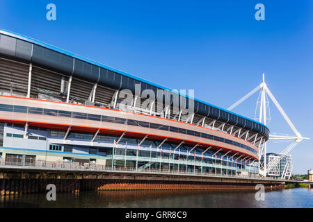 Wales, Cardiff, The Millenium Stadion aka Fürstentum Stockfoto