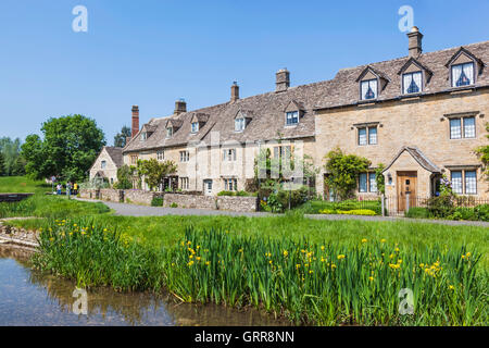 England, Gloucestershire, Cotswolds, Lower Slaughter Stockfoto
