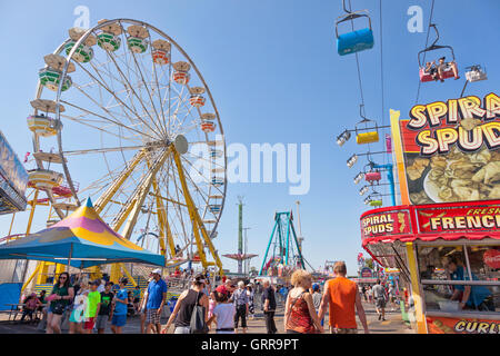 Freizeitpark an und in der Mitte der Canadian National Exhibition in Toronto, Ontario, Kanada Stockfoto