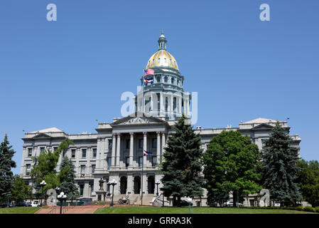 Colorado State Capitol Building befindet sich in Denver, Colorado, USA. Stockfoto