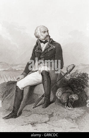 Adam Philippe, Comte de Custine, 1740 – 1793.  Französischer General. Stockfoto