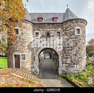 Ponttor - mittelalterliche Stadttor in Aachen, Deutschland Stockfoto