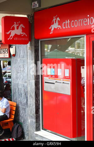Postamt in Funchal, Madeira Stockfoto
